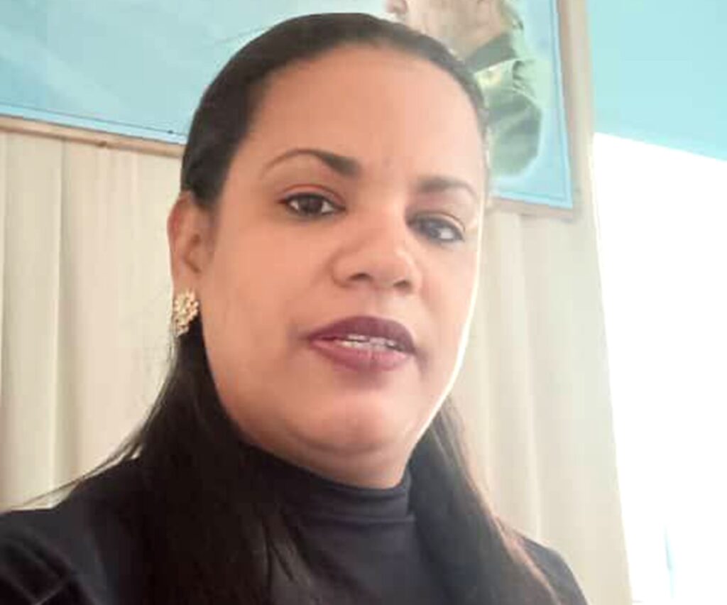 Lisset Pérez, primera secretaria del Comité Municipal del Partido Comunista de Cuba en Caimanera.